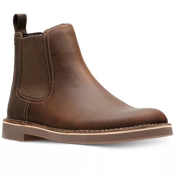 Clarks Brown Bushacre Hill Clarkdale Easy Boots Men's US Size 11.5 - Picture 1 of 12